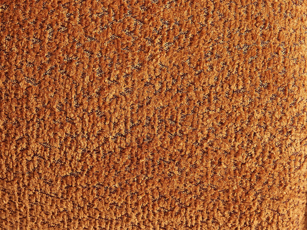 Canapé CLOUD Design à 3 places en tissu bouclette terracotta - COLIANI