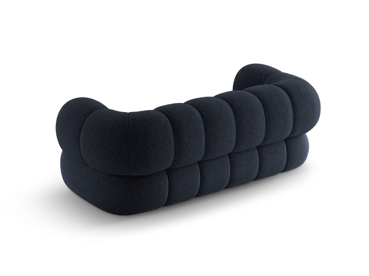 Canapé CLOUD 2 places en chenille bleu marine - KOGE