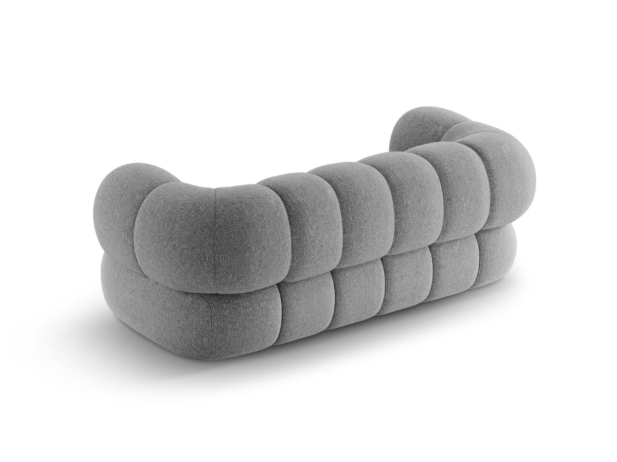 Canapé CLOUD 2 places en chenille gris clair - KOGE