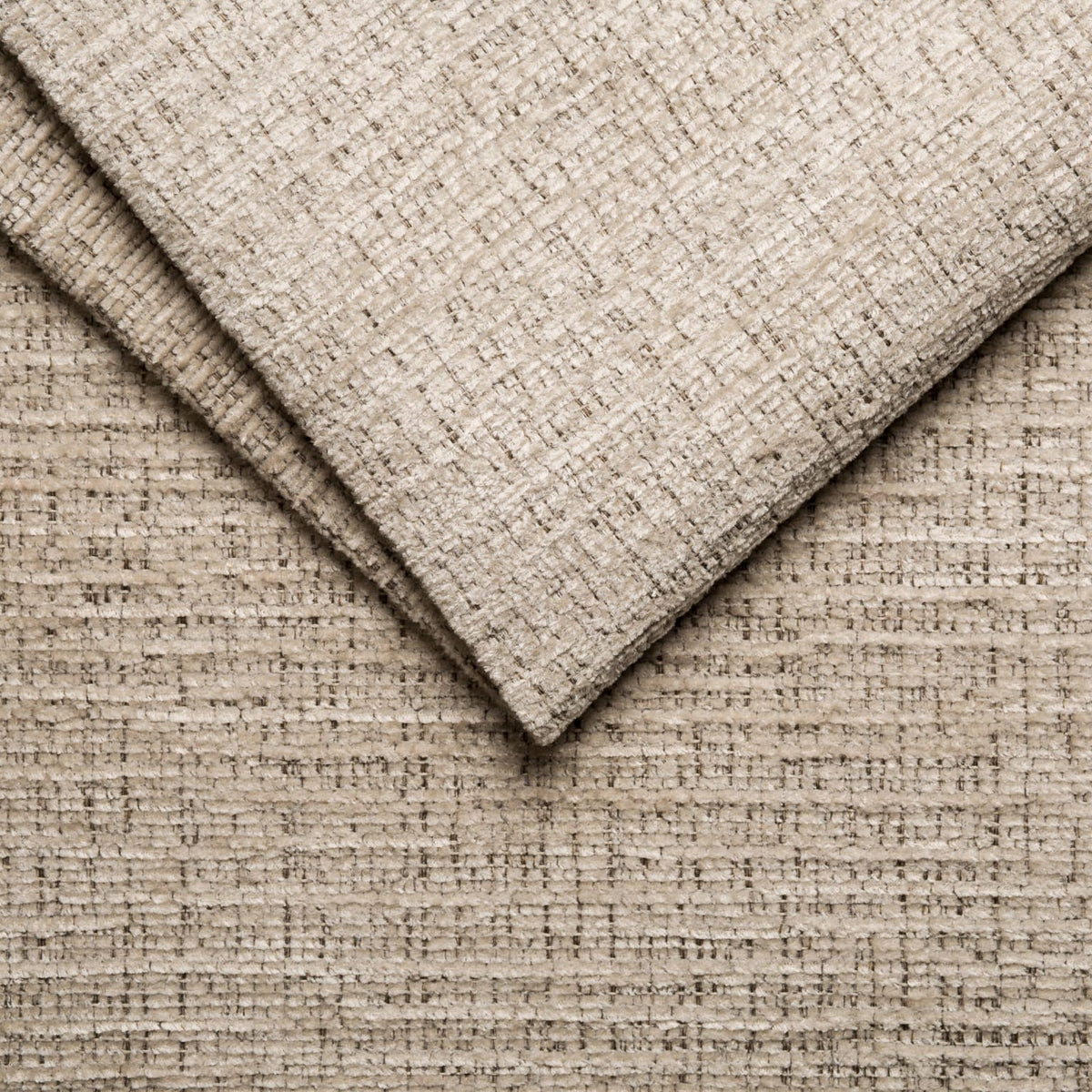 Canapé CLOUD d'angle gauche 4 places en tissu chenille beige - CLOUDI