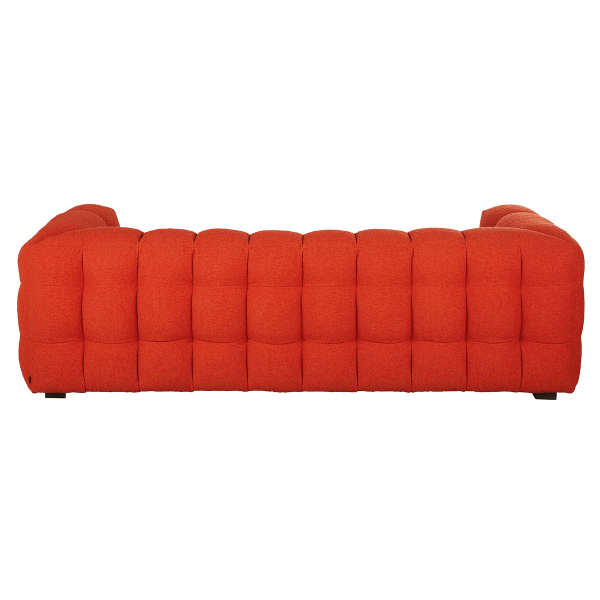Canapé CLOUD 3/4 places en bouclette orange - LILO