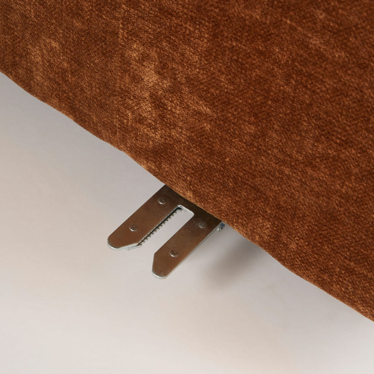 Canapé CLOUD d'angle droit 4/5 places en velours bronze effet vieilli - LILO