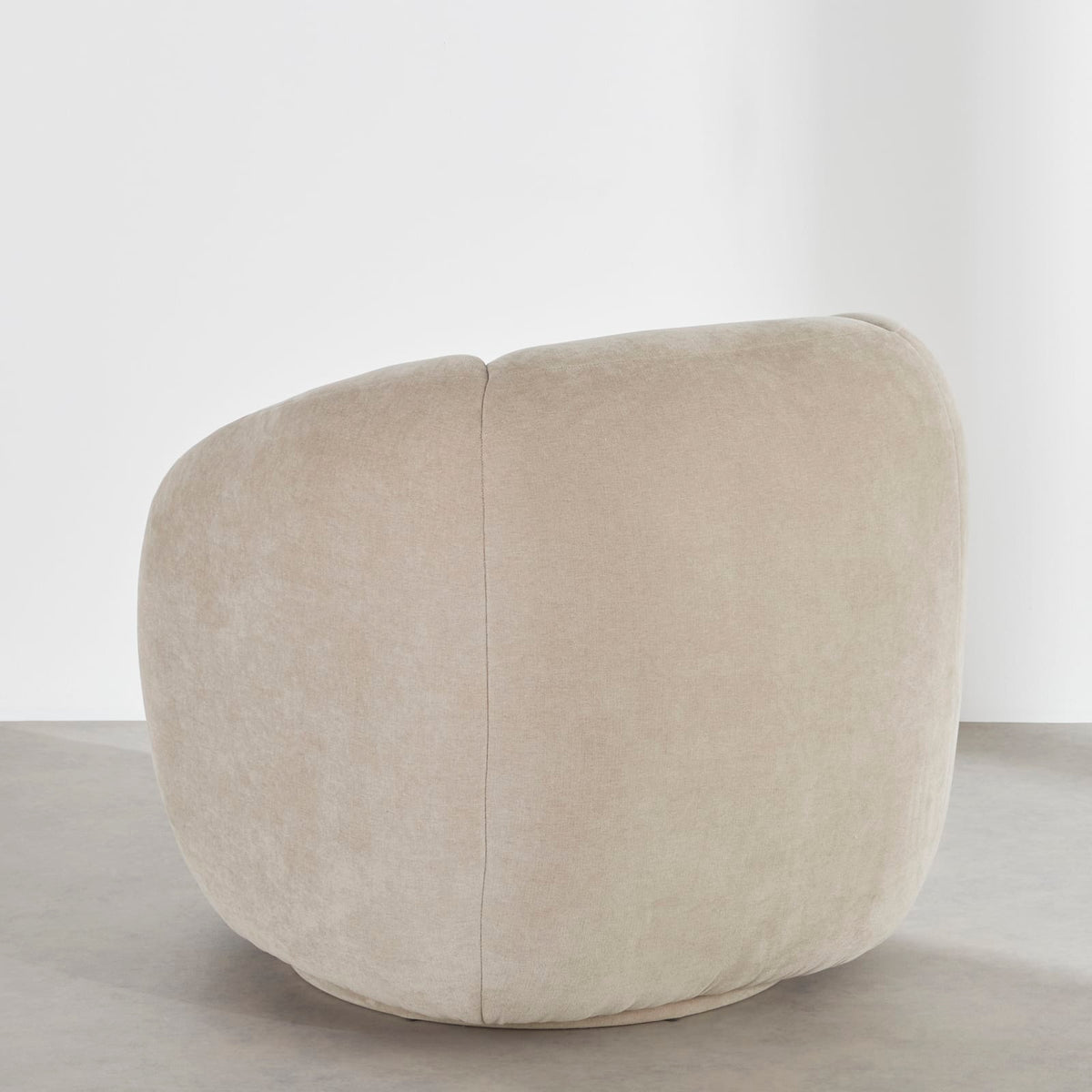 Fauteuil CLOUD pivotant beige - BUN