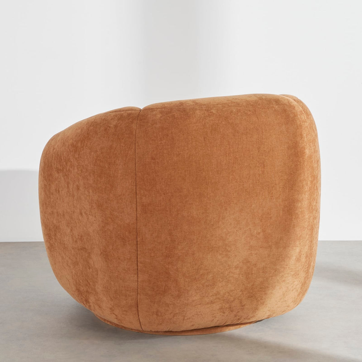 Fauteuil CLOUD pivotant marron cannelle - BUN