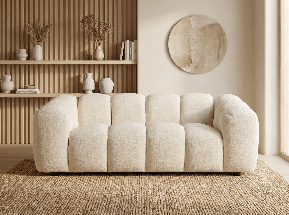 canape bubble beige