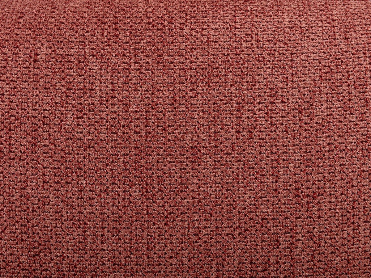 Fauteuil CLOUD pivotant en tissu texturé terracotta - POZETI