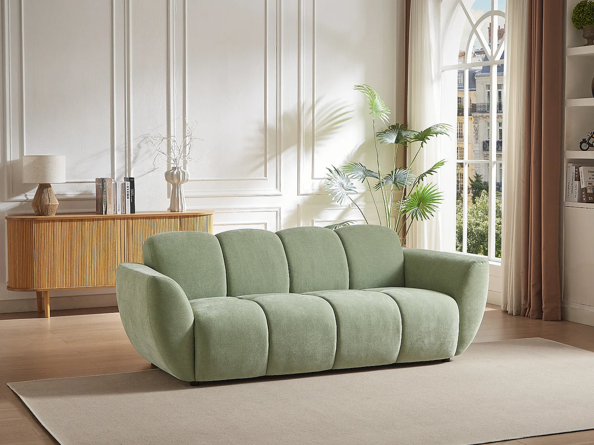 Canapé CLOUD 3 places contemporain vert - JULORI