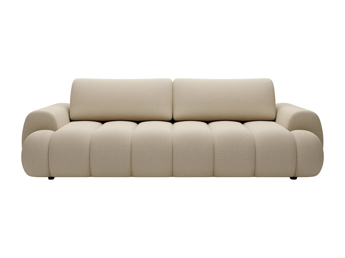 Canapé CLOUD à 4 places convertible beige - FRIDORA