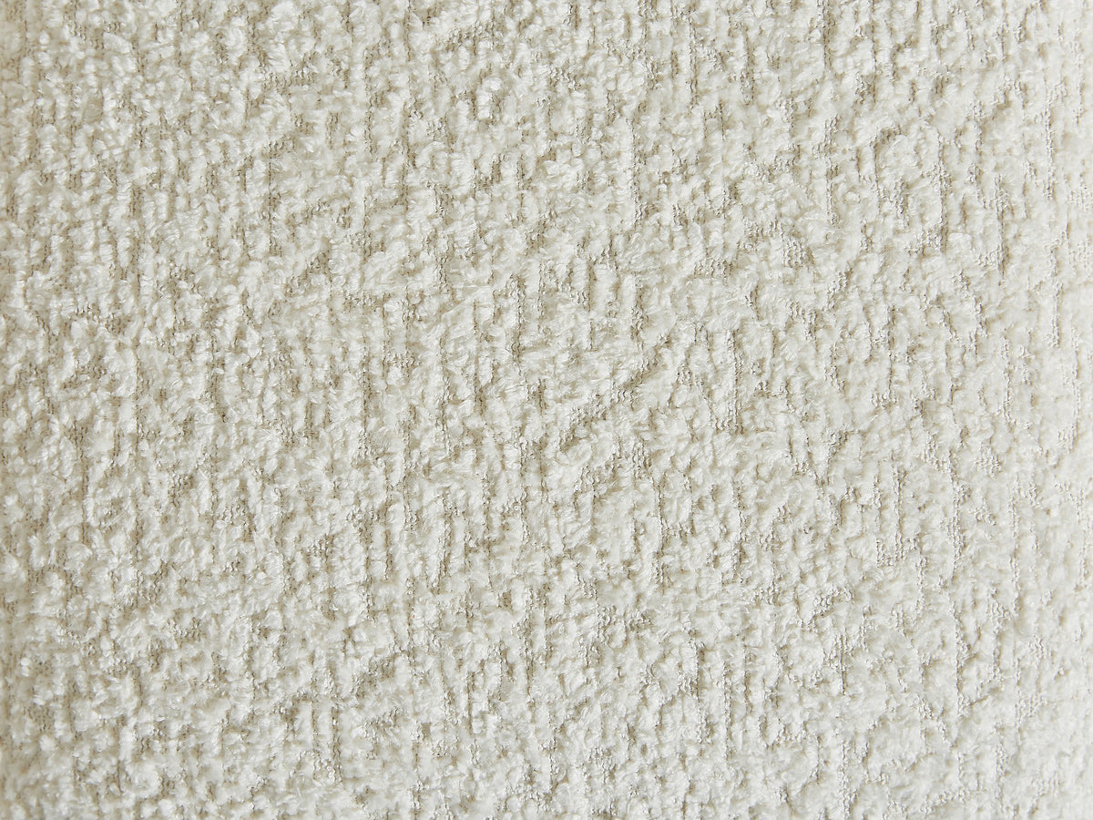 Canapé CLOUD 3 places en tissu bouclette blanc cassé - COLIANI