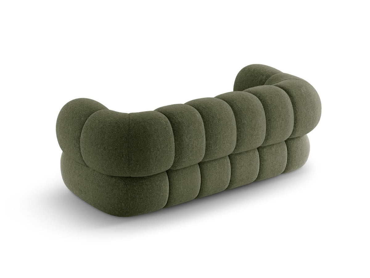 Canapé CLOUD 2 places en chenille vert - KOGE