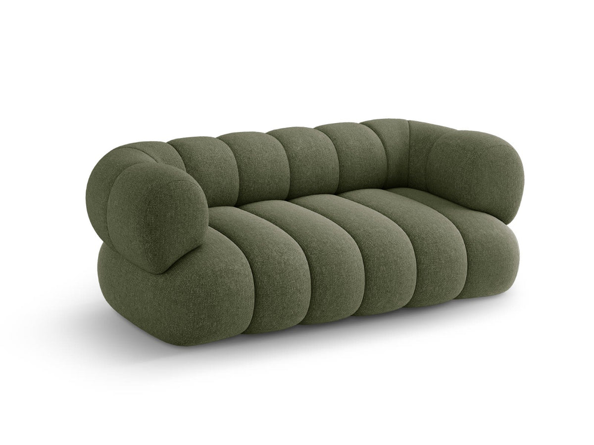 Canapé CLOUD 2 places en chenille vert - KOGE