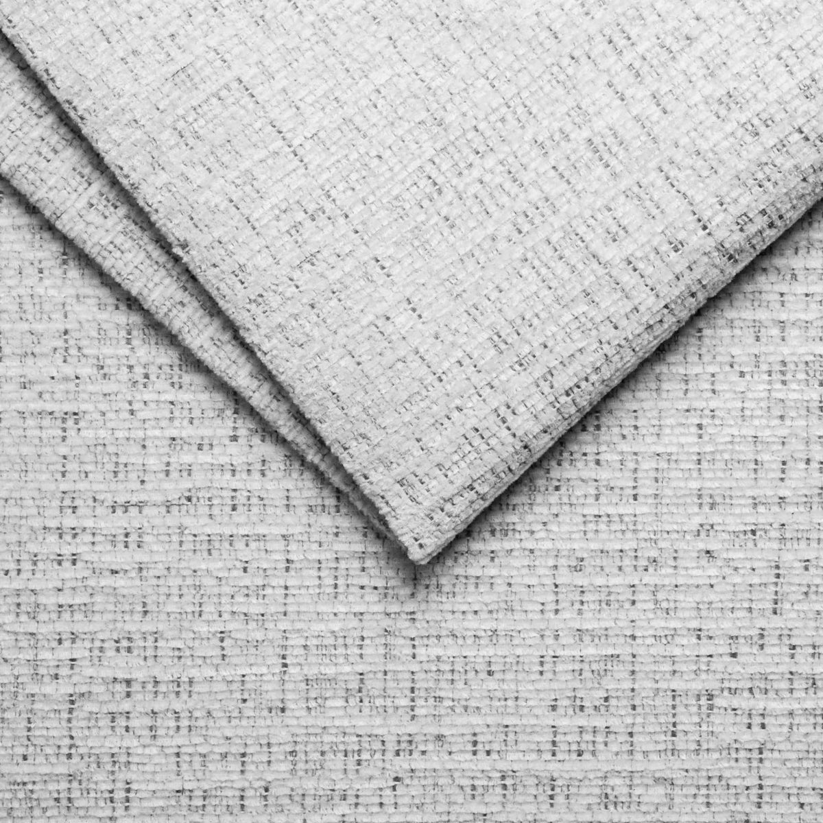 Canapé CLOUD d'angle gauche 4 places en tissu chenille blanc - CLOUDI