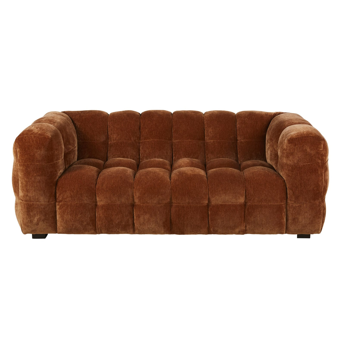 Canapé CLOUD 2 places en velours bronze - LILO