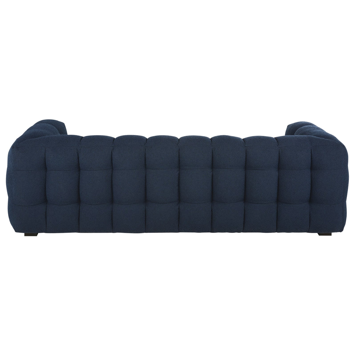 Canapé CLOUD 3/4 places en bouclette bleu nuit - LILO
