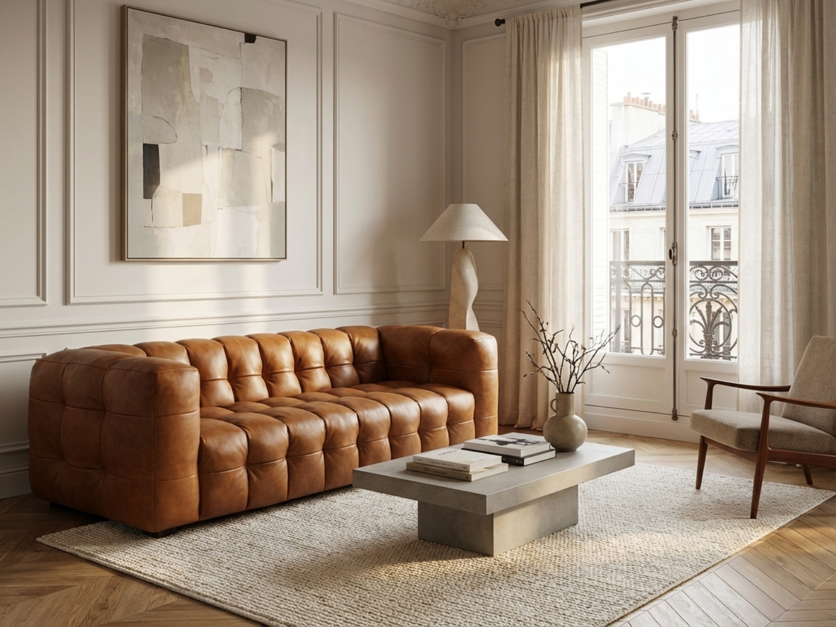 canape bubble cuir