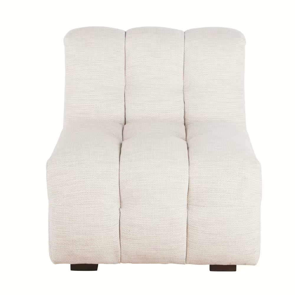Chauffeuse CLOUD pour canapé modulable beige sable - LILO