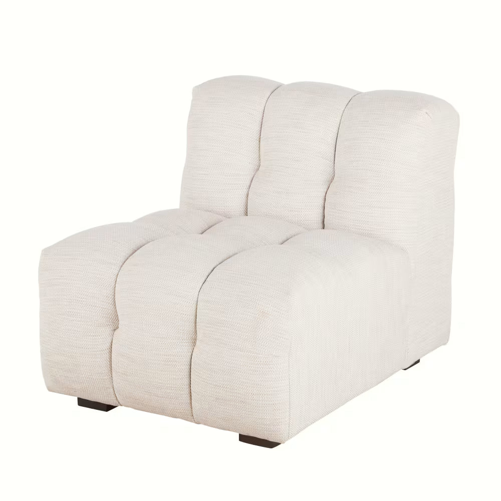 Chauffeuse CLOUD pour canapé modulable beige sable - LILO