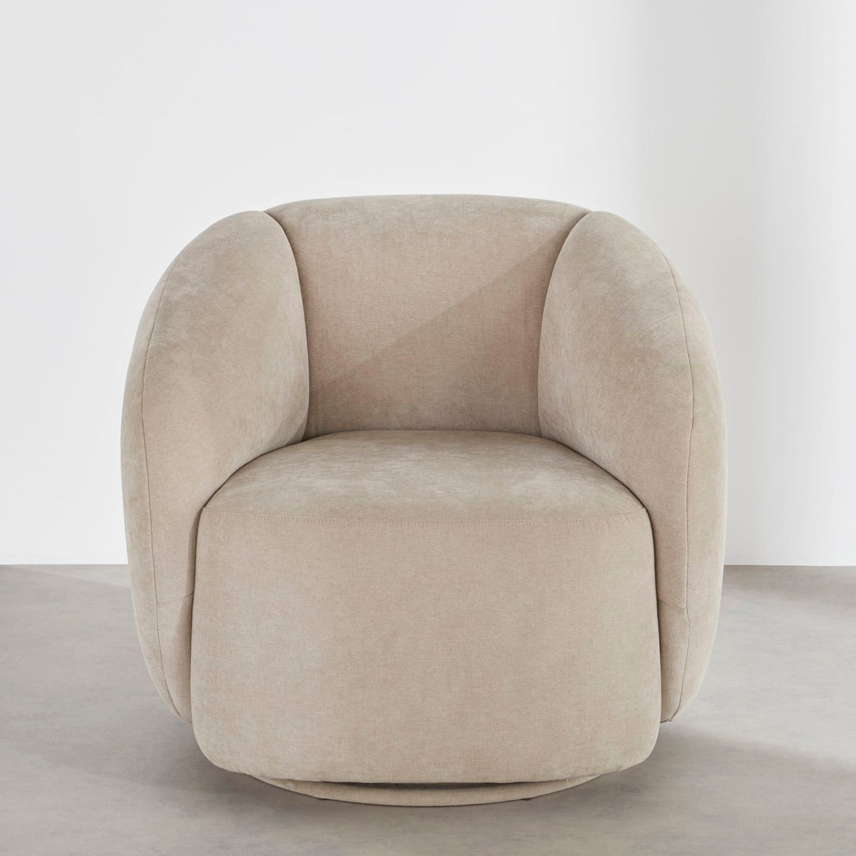 Fauteuil CLOUD pivotant beige - BUN
